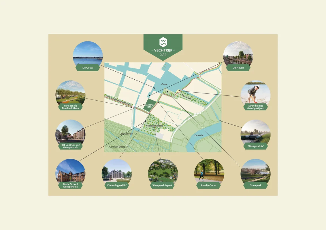 Vechtrijk XA2; het hart van Weespersluis