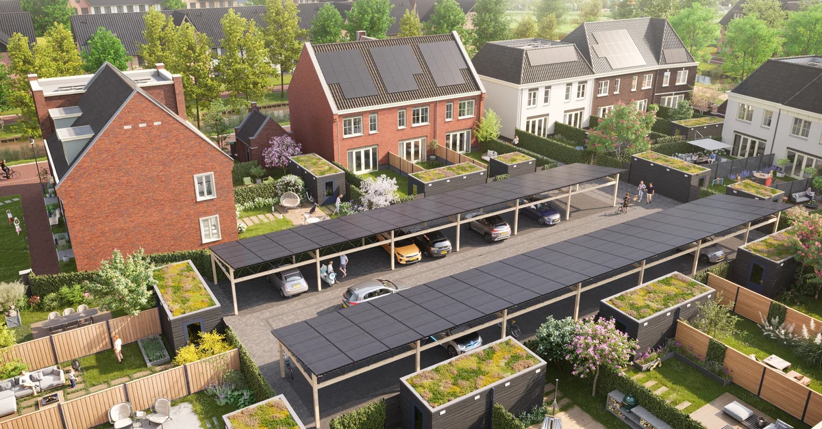 Energielabel A++++ woningen met eigen batterij voor energieopslag in Vechtrijk 3B1